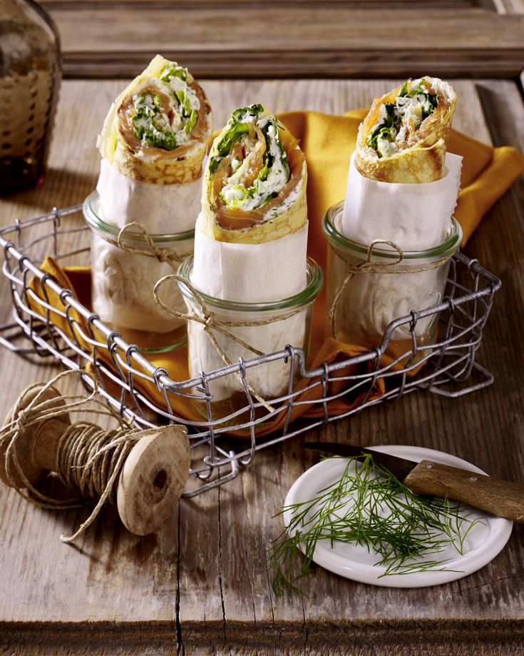 Wrap-Röllchen mit Meerrettichcreme - miree